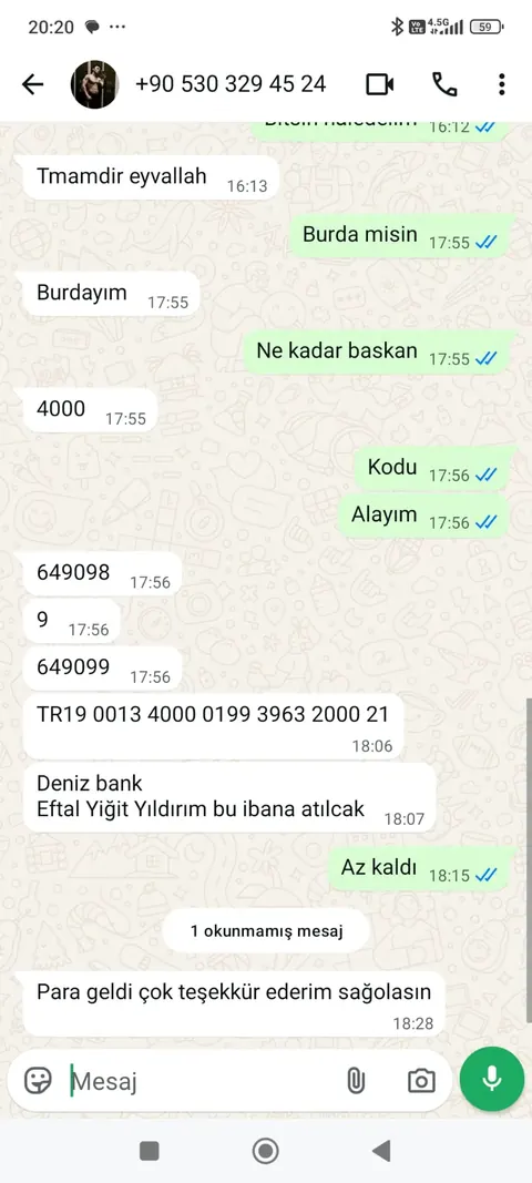 Prime Bozum müşteri dönüşü ve ödeme kanıtı ekran görüntüsü 10