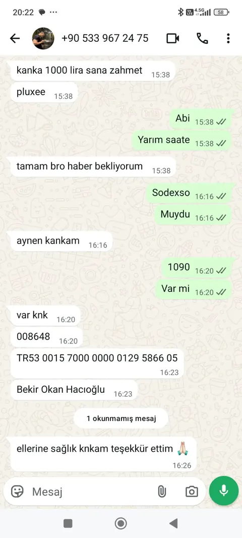 Prime Bozum müşteri dönüşü ve ödeme kanıtı ekran görüntüsü 6