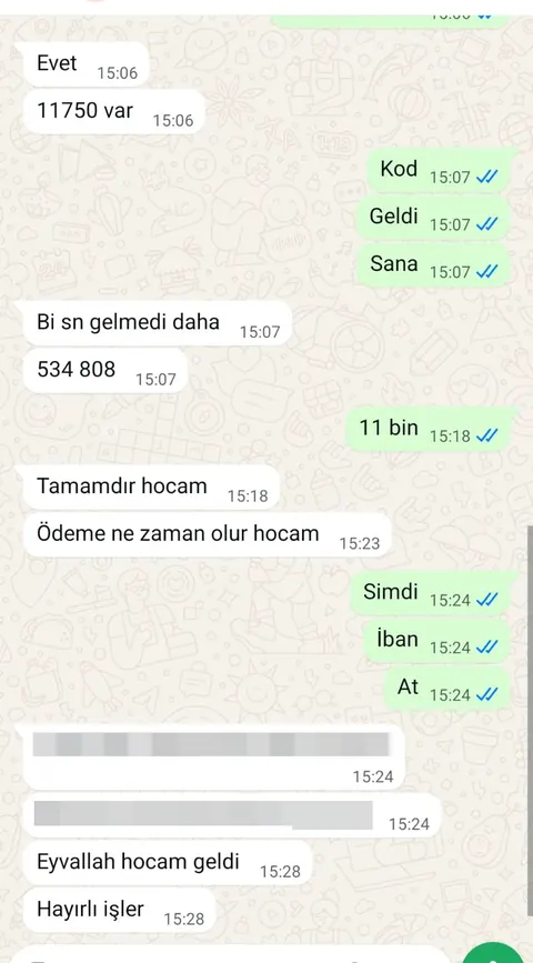 Prime Bozum müşteri dönüşü ve ödeme kanıtı ekran görüntüsü 11