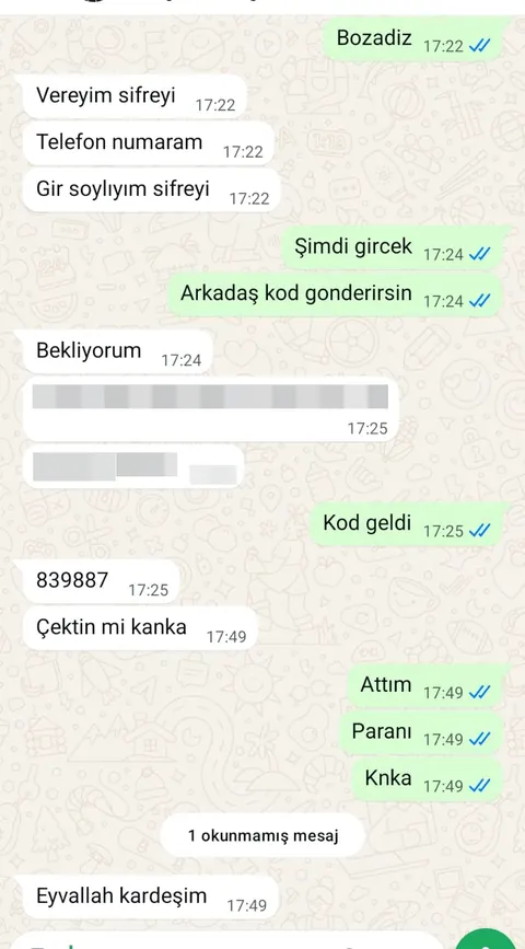 Prime Bozum müşteri dönüşü ve ödeme kanıtı ekran görüntüsü 13