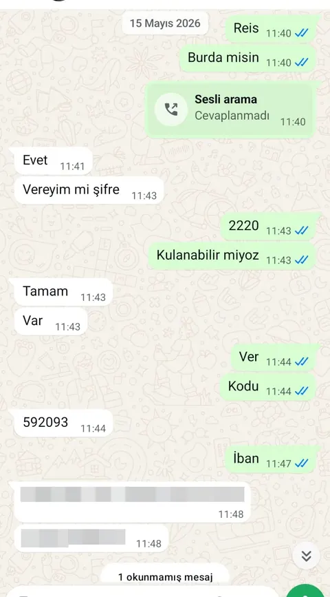 Prime Bozum müşteri dönüşü ve ödeme kanıtı ekran görüntüsü 3