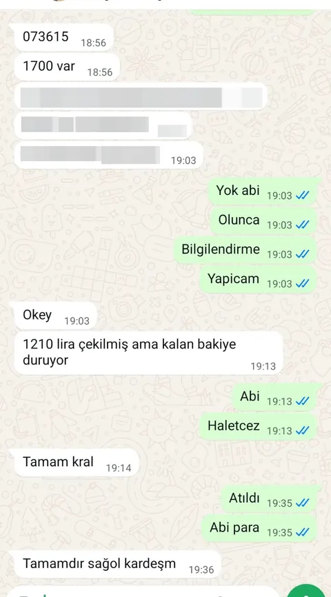 Prime Bozum müşteri dönüşü ve ödeme kanıtı ekran görüntüsü 8